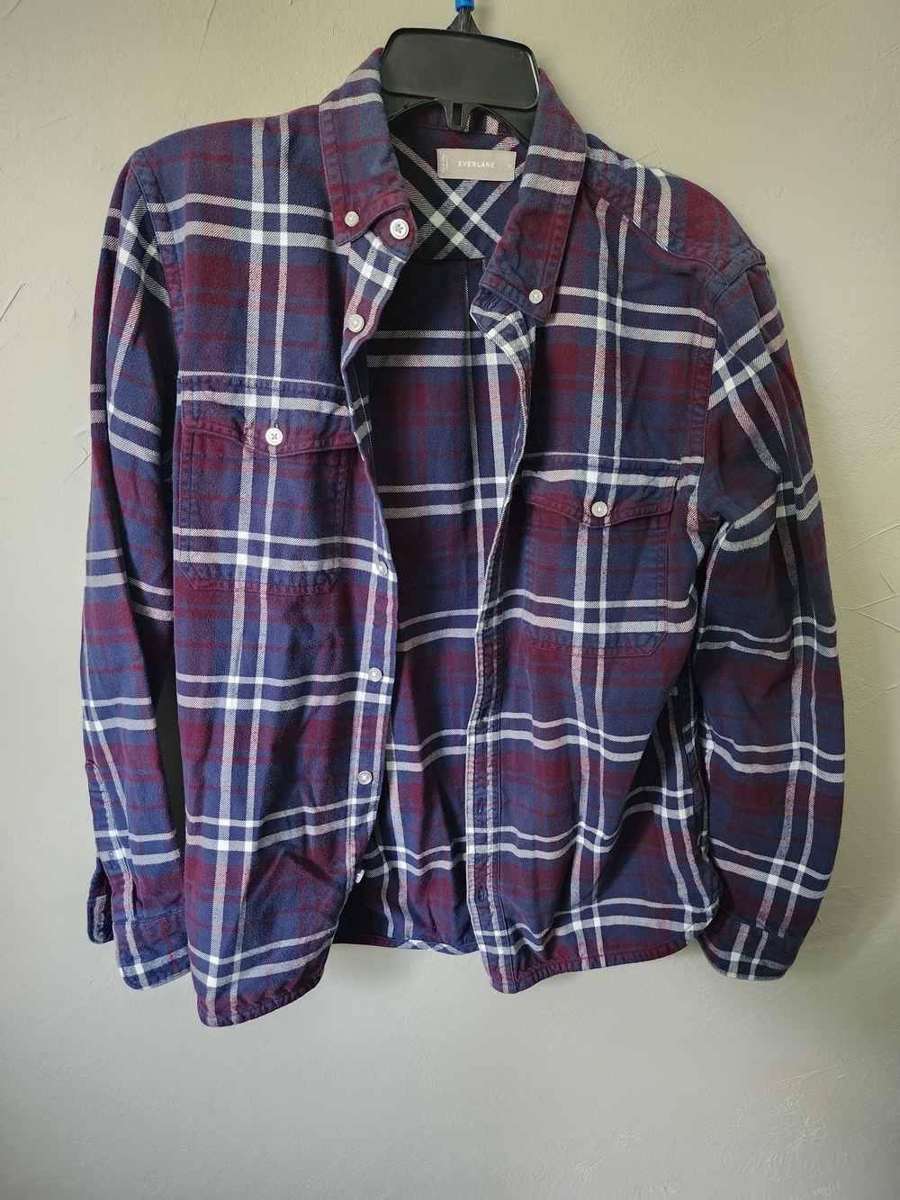 Everlane men's long-sleeve flannel shirt Size Medium